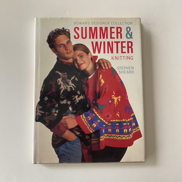 Rowan's Summer & Winter Knitting by Stephen Sheard (Hardcover 1987) 40+ patterns
